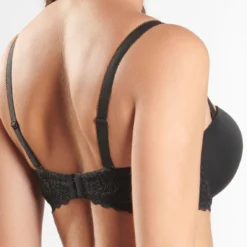 Soutien-gorge Bandeau Confort Aubade LYSESSENCE Noir -FITANCY Boutique soutien gorge bandeau coque confort noir 837455 5 1140x1140