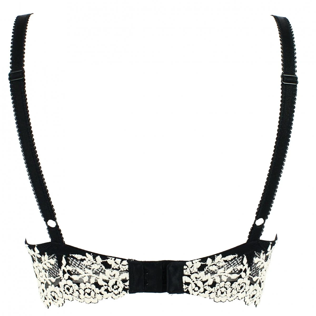 Wacoal Soutien-Gorge Contour Embrace Lace - Noir et Écru 5 Wacoal Soutien-Gorge Contour Embrace Lace - Noir et Écru – Image 3
