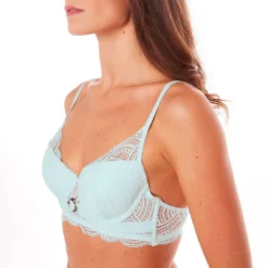 Soutien-gorge Coques Armatures Pomm Poire - Collection Déesse Bleu