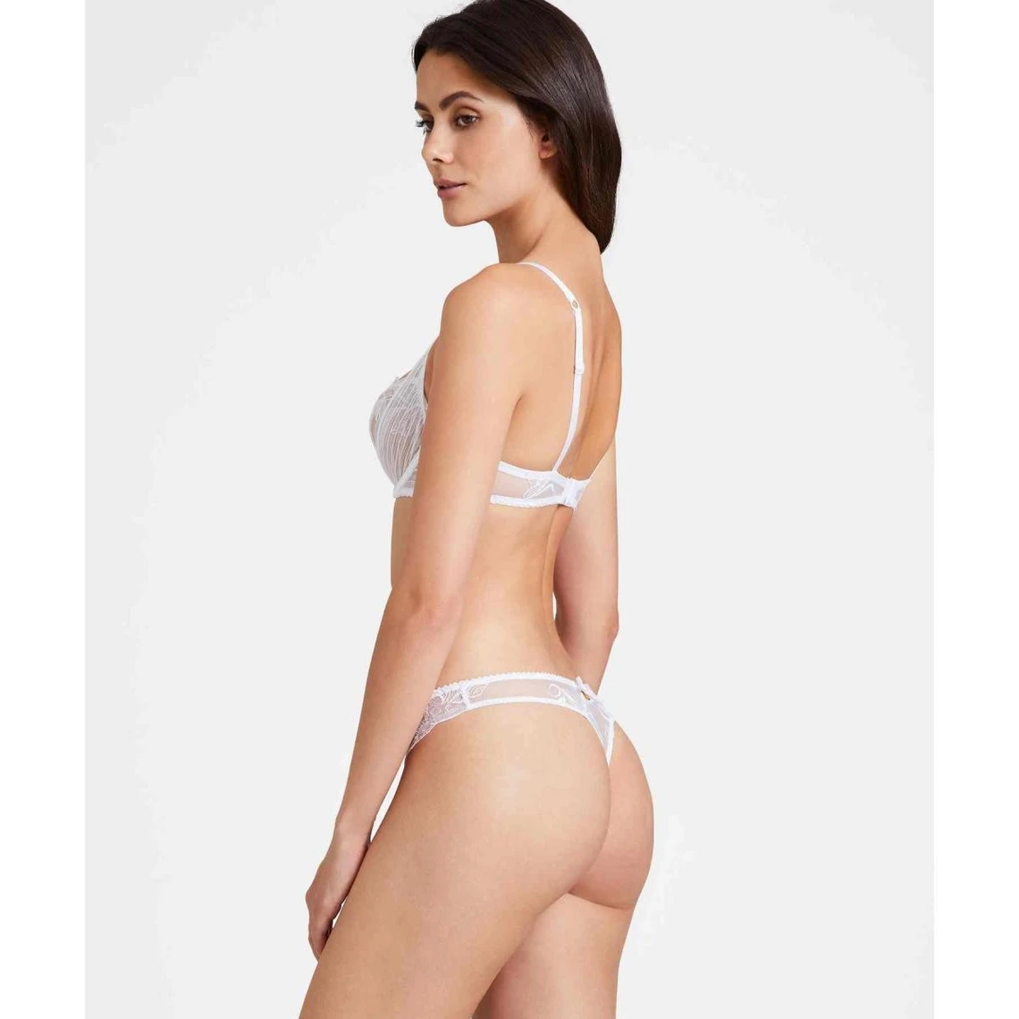 Aubade Fleur de Tattoo - Soutien-gorge Corbeille Armatures Blanc 7 Aubade Fleur de Tattoo - Soutien-gorge Corbeille Armatures Blanc – Image 5