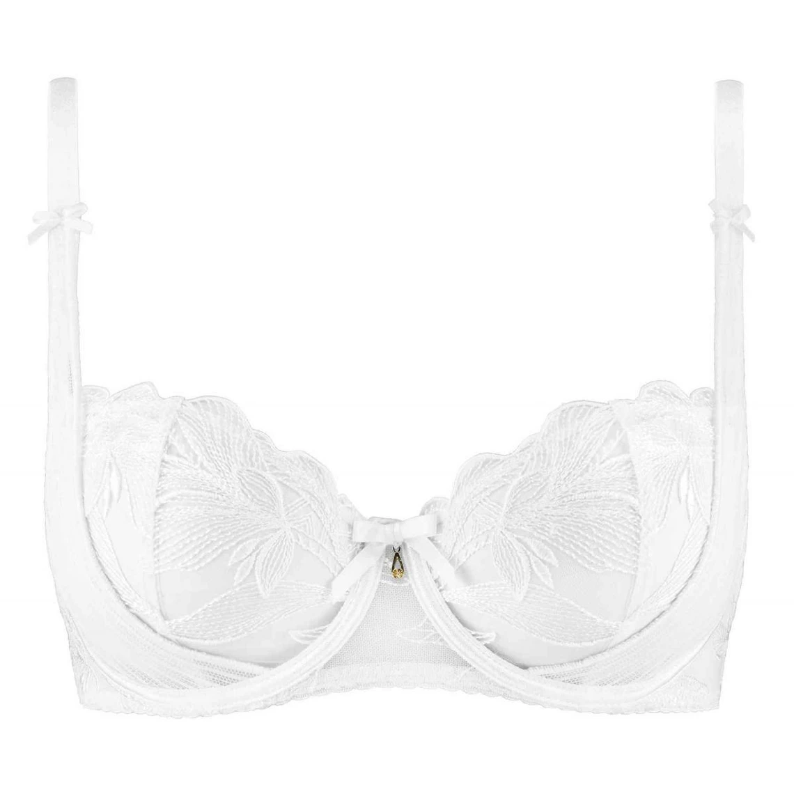 Aubade Fleur de Tattoo - Soutien-gorge Corbeille Armatures Blanc 4 Aubade Fleur de Tattoo - Soutien-gorge Corbeille Armatures Blanc – Image 2