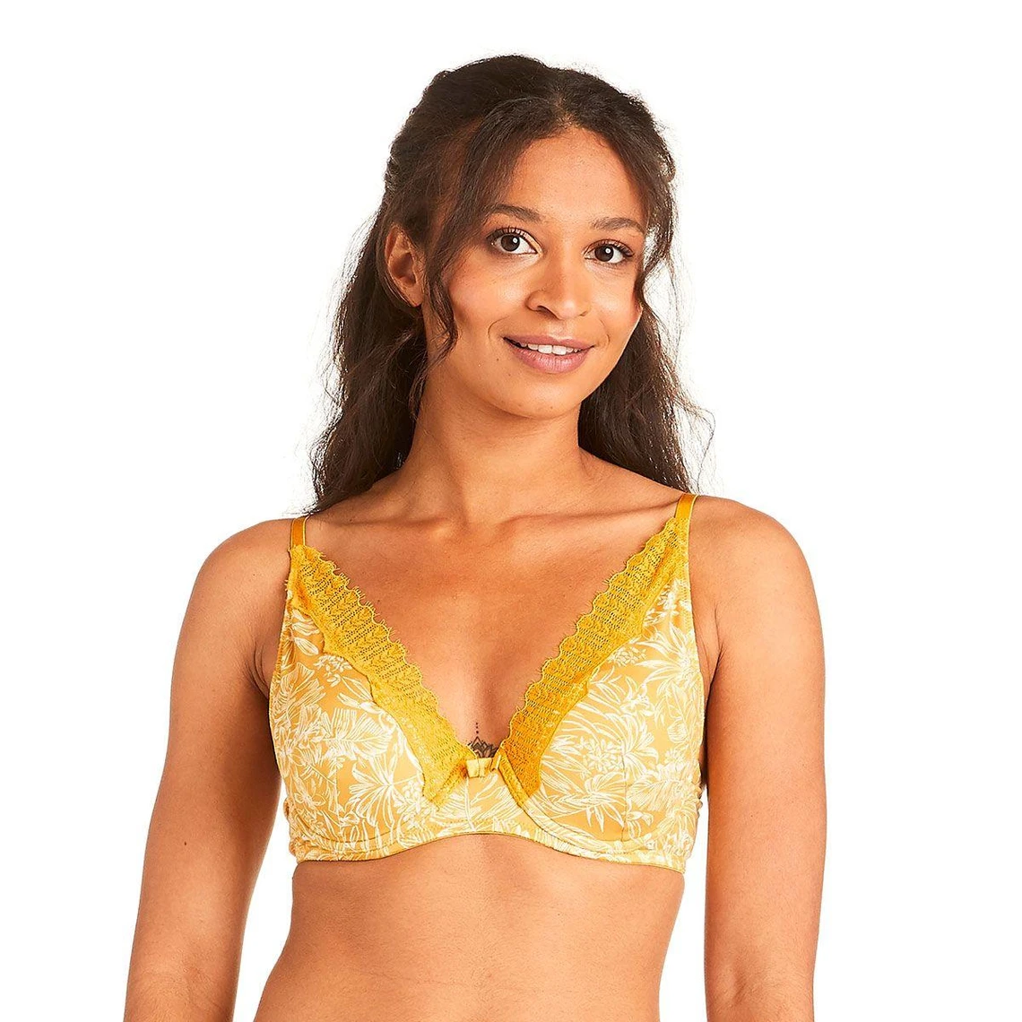 Pomm Poire Soutien-gorge Corbeille Armatures Pamoison - Jaune 3 Pomm Poire Soutien-gorge Corbeille Armatures Pamoison - Jaune