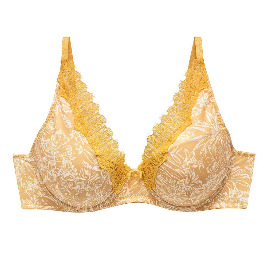 Pomm Poire Soutien-gorge Corbeille Armatures Pamoison - Jaune 6 Pomm Poire Soutien-gorge Corbeille Armatures Pamoison - Jaune – Image 4