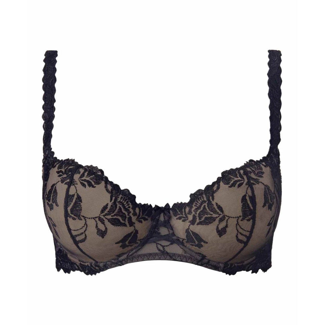 Aubade Softessence - Soutien-Gorge Corbeille Noir à Armatures 4 Aubade Softessence - Soutien-Gorge Corbeille Noir à Armatures – Image 2