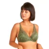 Pomm Poire Soutien-gorge Corbeille à Armatures en Dentelle - Vert -FITANCY Boutique soutien gorge corbeille armatures vert 3410060 6483928 28 1140x1140