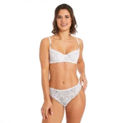 Pomm Poire Soutien-gorge Corbeille Roulotte en Dentelle Blanche -FITANCY Boutique soutien gorge corbeille blanc roulotte 3576082 7360012 12 1140x1140