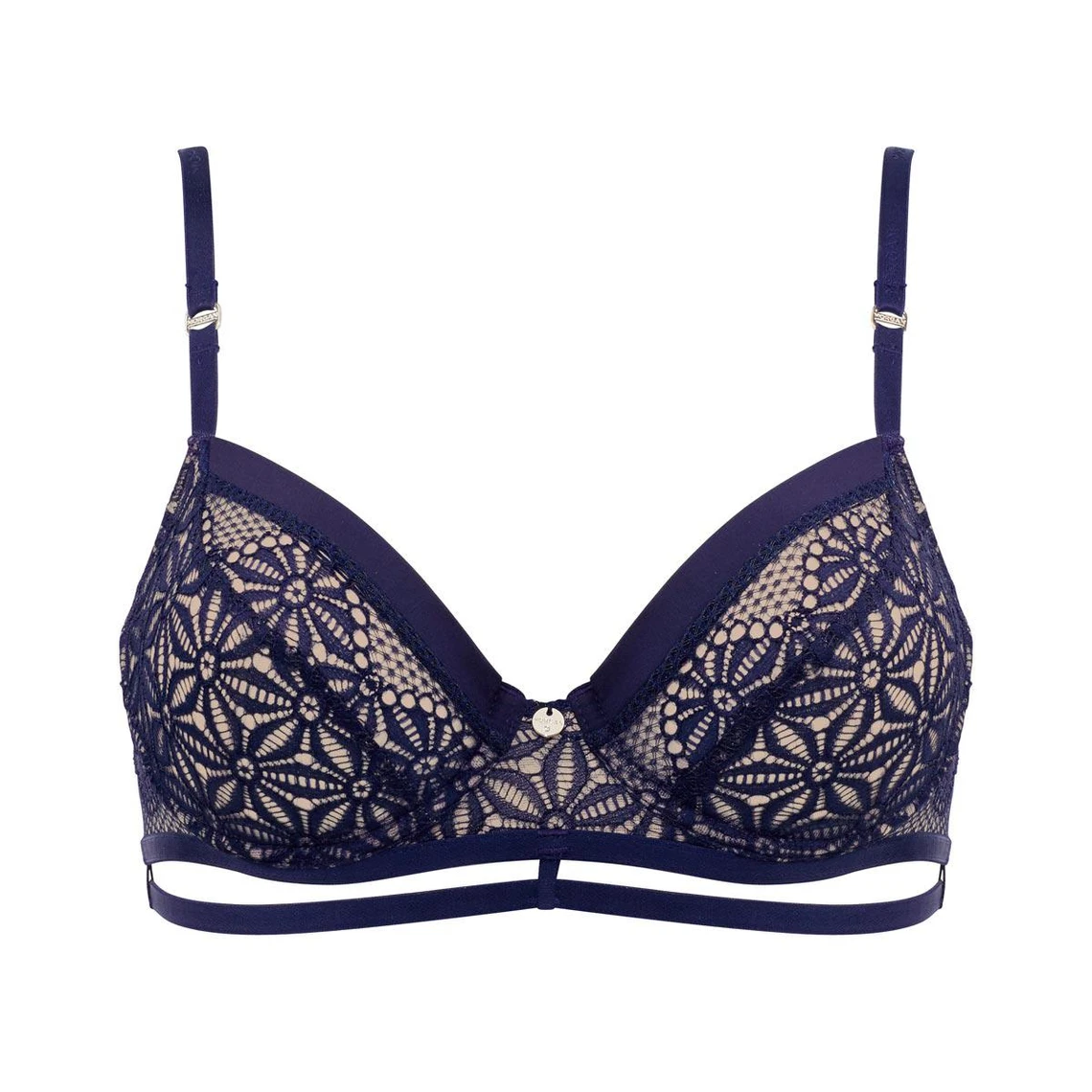 Morgan - Soutien-gorge Corbeille Marine Angel avec Dentelle Florale 4 Morgan - Soutien-gorge Corbeille Marine Angel avec Dentelle Florale – Image 2