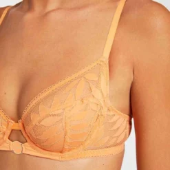 Morgan Lingerie Soutien-gorge Corbeille Lina Orange en Dentelle -FITANCY Boutique soutien gorge corbeille orange lina 3595231 7493885 85 1140x1140