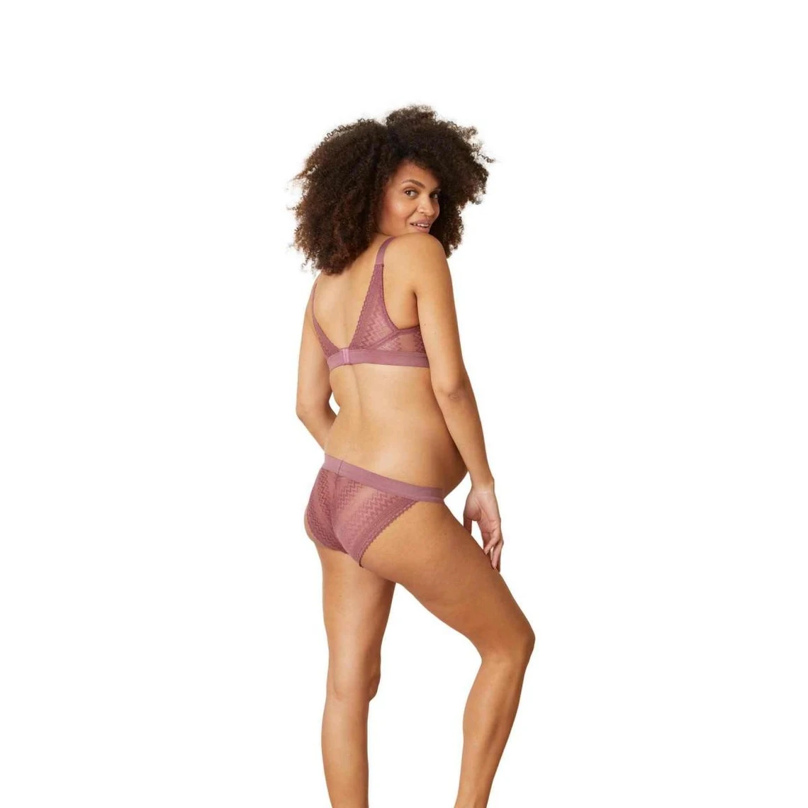 Cache Coeur Serena - Soutien-gorge de Grossesse et d'Allaitement sans Armatures - Violet 7 Cache Coeur Serena - Soutien-gorge de Grossesse et d'Allaitement sans Armatures - Violet – Image 5