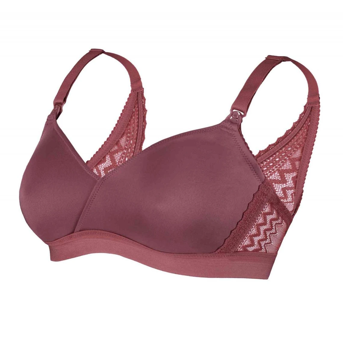 Cache Coeur Serena - Soutien-gorge de Grossesse et d'Allaitement sans Armatures - Violet 4 Cache Coeur Serena - Soutien-gorge de Grossesse et d'Allaitement sans Armatures - Violet – Image 2
