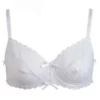 Pomm Poire Soutien-Gorge Emboîtant à Armatures en Dentelle - Blanc
