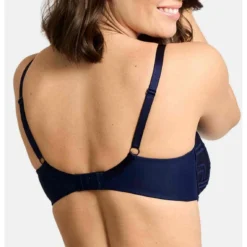 Soutien-gorge Emboitant Dentelle Graphique Avec Armatures Bleu - Elise -FITANCY Boutique soutien gorge emboitant armatures bleu 3370252 3 1140x1140