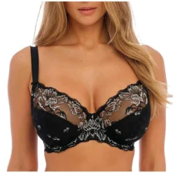 Fantasie Aubree - Soutien-gorge Emboîtant Armatures Dentelle Noir
