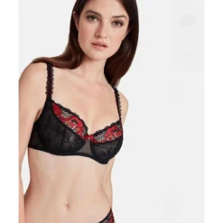 Aubade Soutien-Gorge Emboîtant à Armatures Rouge - A Fleur de Toi -FITANCY Boutique soutien gorge emboitant armatures rouge 3363904 4 1140x1140