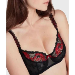 Aubade Soutien-Gorge Emboîtant à Armatures Rouge - A Fleur de Toi -FITANCY Boutique soutien gorge emboitant armatures rouge 3363904 6 1140x1140