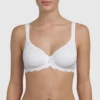 Playtex Flower Elegance - Soutien-Gorge Emboitant Blanc en Dentelle -FITANCY Boutique soutien gorge emboitant blanc 269915 1140x1140