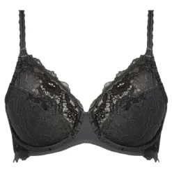 Soutien-gorge Emboitant Wacoal Lace Perfection - Charcoal -FITANCY Boutique soutien gorge emboitant noir 295283 1140x1140