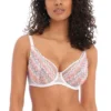 Freya Festival Vibe Soutien-gorge Foulard Blanc - Plongeant Armatures