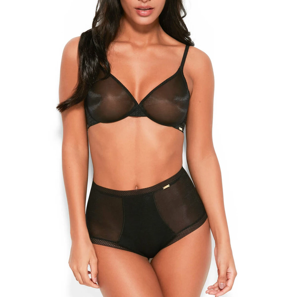 Gossard Glossies - Soutien-Gorge Emboitant Noir Transparent 8 Gossard Glossies - Soutien-Gorge Emboitant Noir Transparent – Image 6