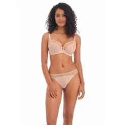 Soutien-gorge Plongeant avec Armatures Freya - Maintien et Élégance -FITANCY Boutique soutien gorge plongeant armatures beige 3241135 3 1140x1140