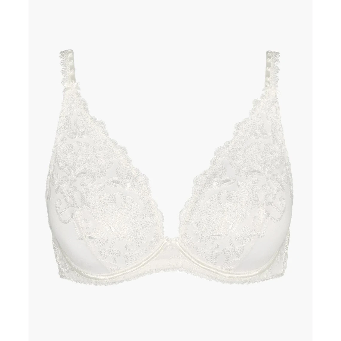 Soutien-gorge Plongeant Armatures Aubade POUR TOUJOURS - Blanc 4 Soutien-gorge Plongeant Armatures Aubade POUR TOUJOURS - Blanc – Image 2