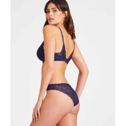 Aubade Rosessence : Soutien-gorge Plongeant Armatures Bleu Nocturne -FITANCY Boutique soutien gorge plongeant armatures bleu 3219237 3 1140x1140