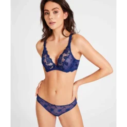 Aubade SOFTESSENCE - Soutien-gorge Plongeant Armatures Bleu -FITANCY Boutique soutien gorge plongeant armatures bleu 3219283 4 1140x1140