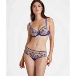 Soutien-gorge Plongeant Armatures Bleu Aubade Idylle A Giverny -FITANCY Boutique soutien gorge plongeant armatures bleu 3364238 4 1140x1140