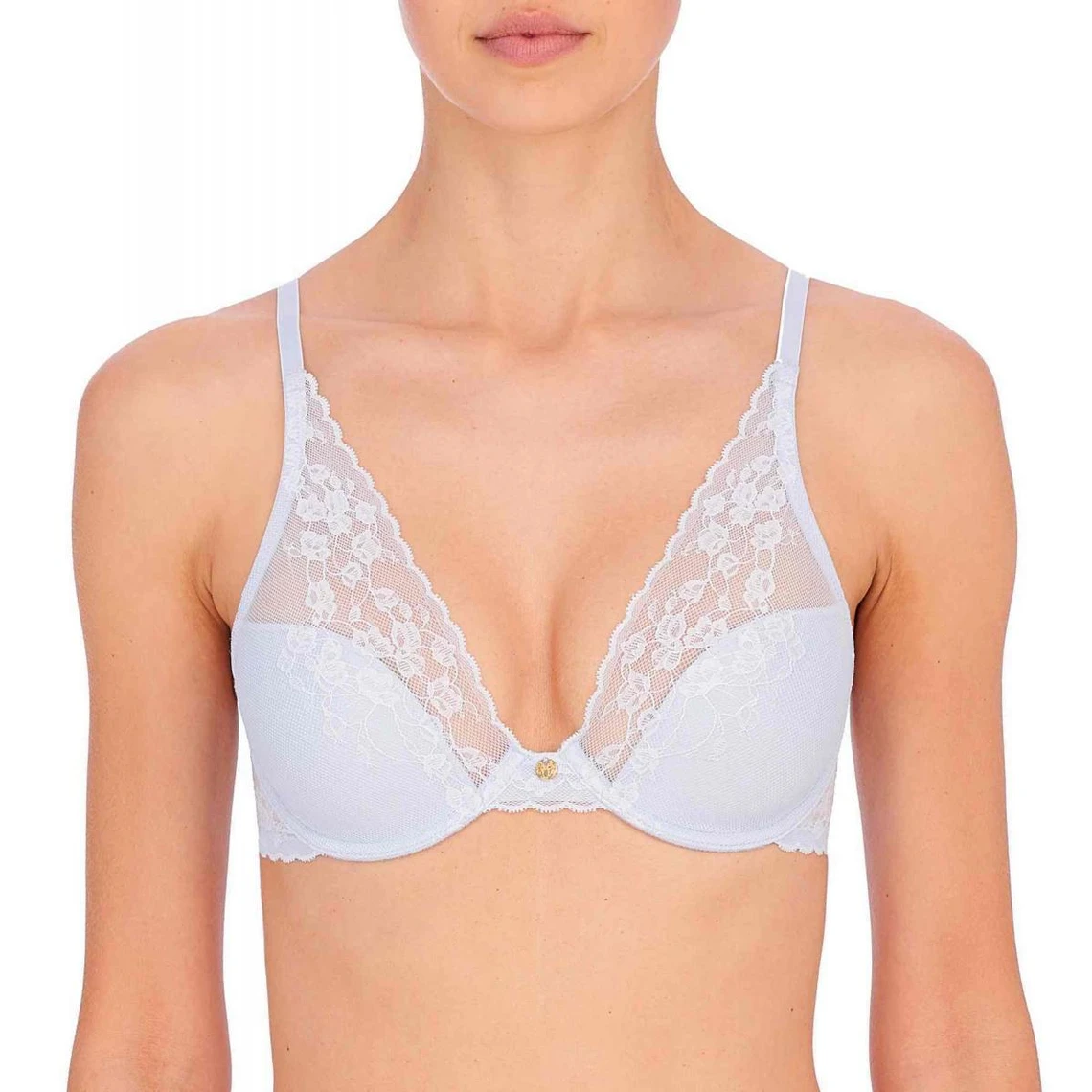 Natori Soutien-Gorge Plongeant Cherry Blossom Armatures - Bleu 4 Natori Soutien-Gorge Plongeant Cherry Blossom Armatures - Bleu – Image 2