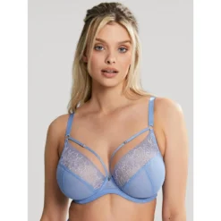 Soutien-Gorge Plongeant Armatures Cléo by Panache Valentina - Bleu