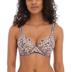 Soutien-gorge Plongeant Freya Wild Side - Imprimé Léopard & Armatures