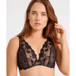 Aubade Softessence - Soutien-gorge Plongeant Armatures Noir