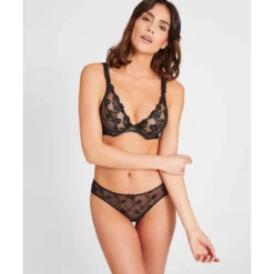 Aubade Softessence - Soutien-gorge Plongeant Armatures Noir -FITANCY Boutique soutien gorge plongeant armatures noir 3219267 4 1140x1140