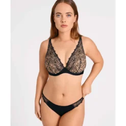 Soutien-gorge Plongeant Armatures - Noir Aubade Miss Karl -FITANCY Boutique soutien gorge plongeant armatures noir 3219353 4 1140x1140