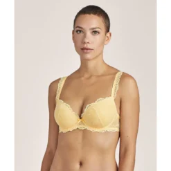 Soutien-gorge Plongeant Armatures Aubade Danse Des Sens Jaune