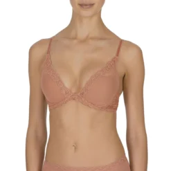 Soutien-Gorge Plongeant Natori Feathers - Orange Chic