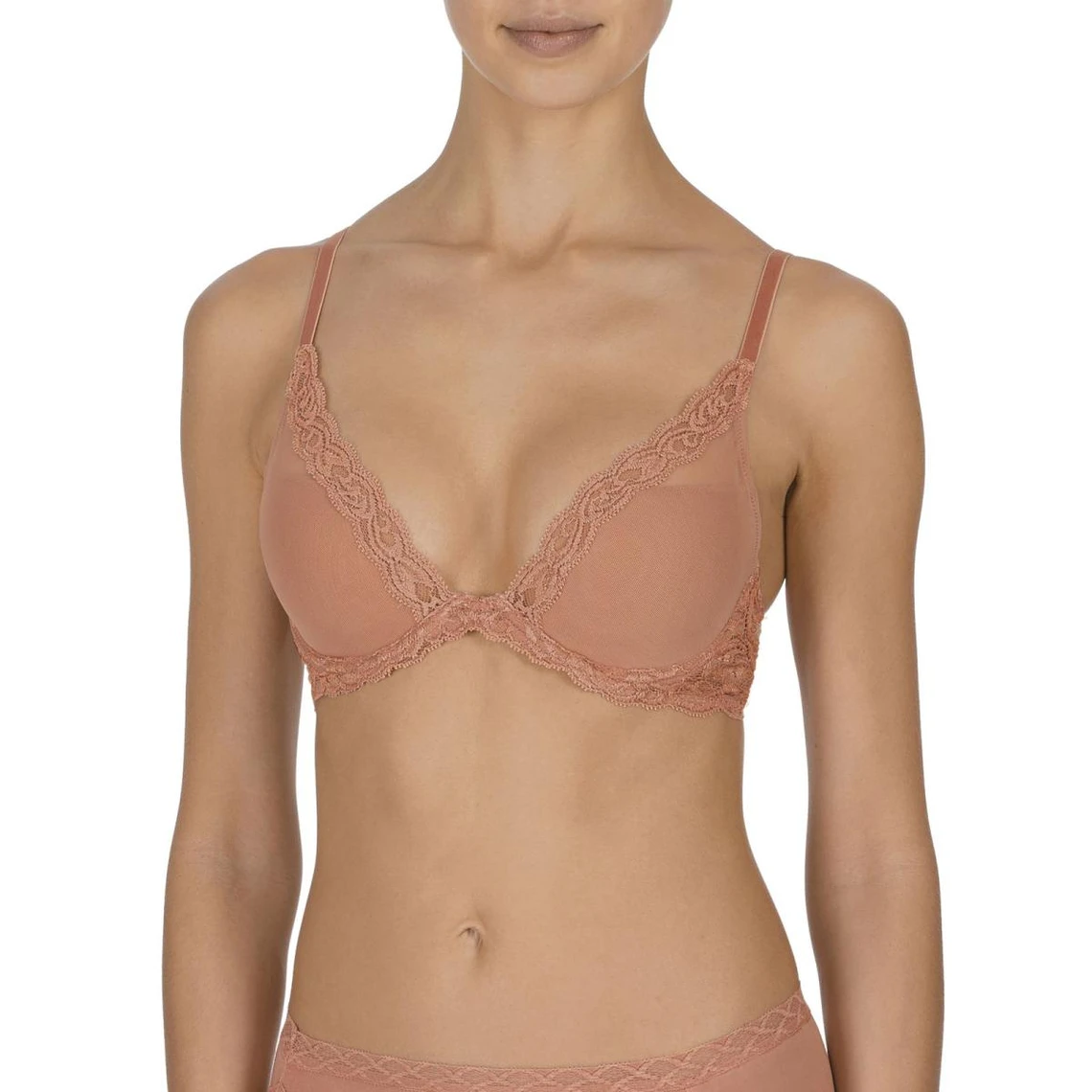 Soutien-Gorge Plongeant Natori Feathers - Orange Chic 3 Soutien-Gorge Plongeant Natori Feathers - Orange Chic