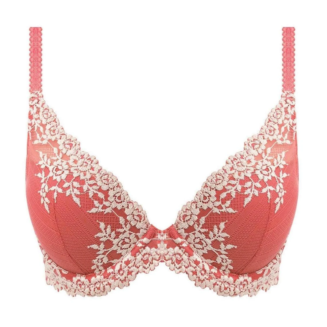 Wacoal Embrace Lace - Soutien-gorge Plongeant Armatures Rose 4 Wacoal Embrace Lace - Soutien-gorge Plongeant Armatures Rose – Image 2