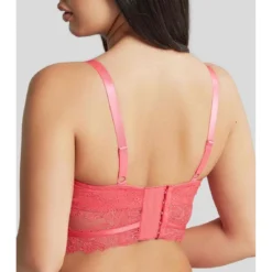 Soutien-gorge Plongeant Armatures En Tulle Transparent - Rose Cleo By Panache -FITANCY Boutique soutien gorge plongeant armatures rose 3406276 3 1140x1140