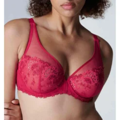 Simone Perele Soutien-gorge Plongeant Armatures - Rouge Simone Pérèle