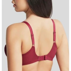 Soutien-gorge Plongeant Armatures à Dentelle Fine - Rouge Cleo By Panache -FITANCY Boutique soutien gorge plongeant armatures rouge 3406280 3 1140x1140