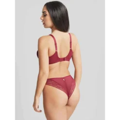Soutien-gorge Plongeant Armatures à Dentelle Fine - Rouge Cleo By Panache -FITANCY Boutique soutien gorge plongeant armatures rouge 3406280 5 1140x1140