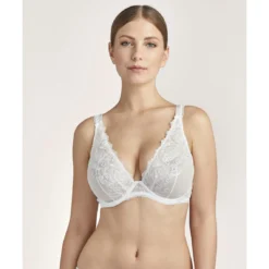 Aubade Pour Toujours - Soutien-Gorge Plongeant Confort à Armatures - Blanc
