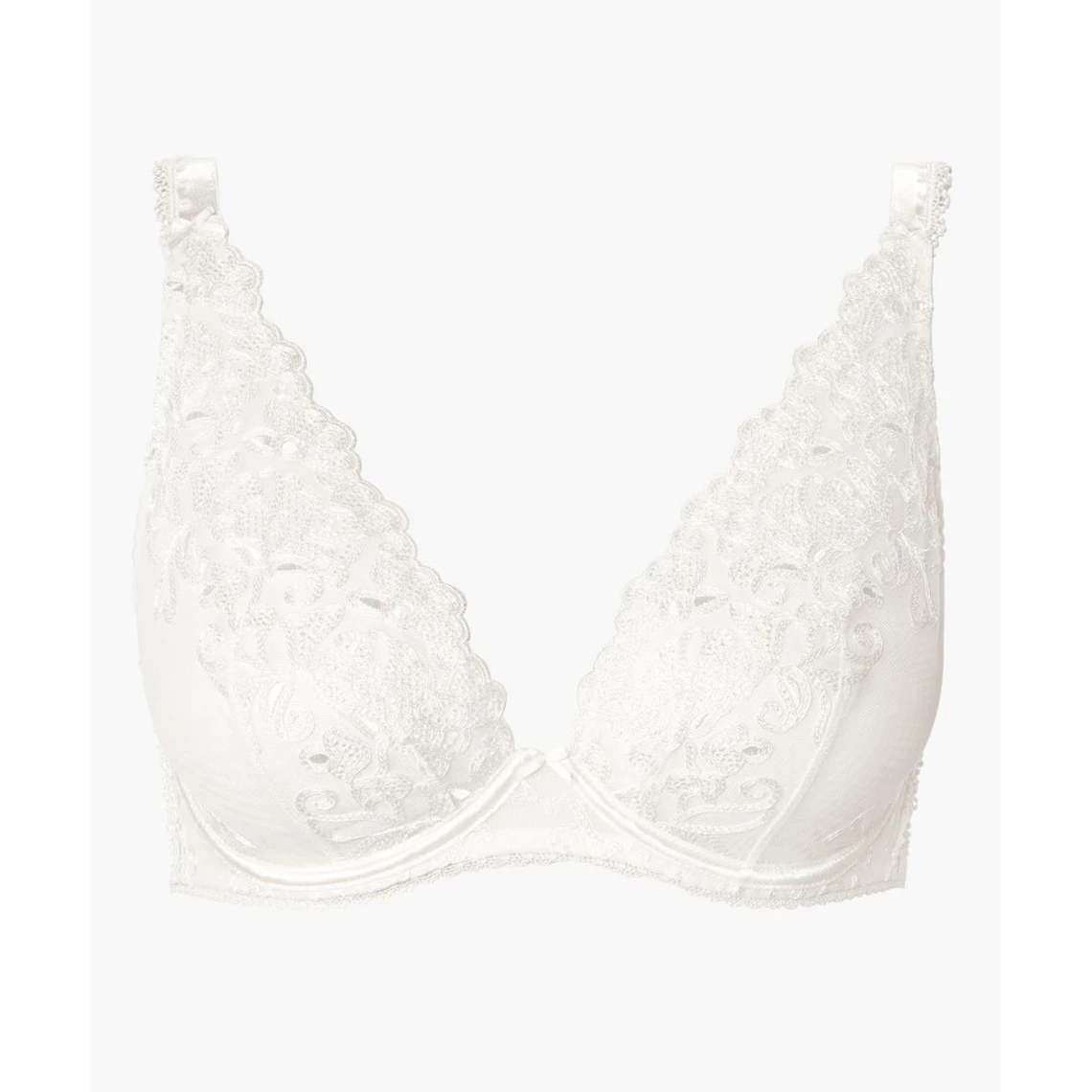 Aubade Pour Toujours - Soutien-Gorge Plongeant Confort à Armatures - Blanc 4 Aubade Pour Toujours - Soutien-Gorge Plongeant Confort à Armatures - Blanc – Image 2