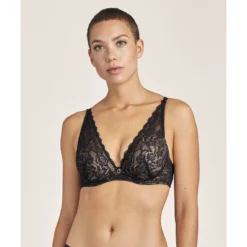 Aubade Rosessence - Soutien-Gorge Plongeant Foulard à Armatures - Noir