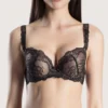 Aubade Danse des Sens - Soutien-Gorge Plongeant Coque Noir