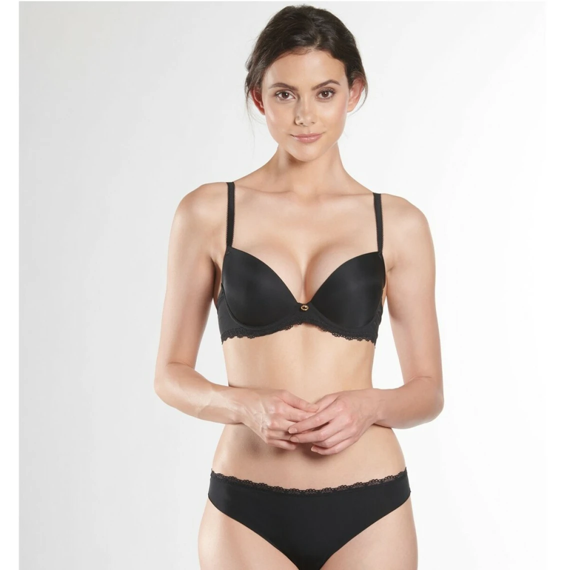 Soutien-gorge Plunge Coque Aubade LYSESSENCE Noir 5 Soutien-gorge Plunge Coque Aubade LYSESSENCE Noir – Image 3