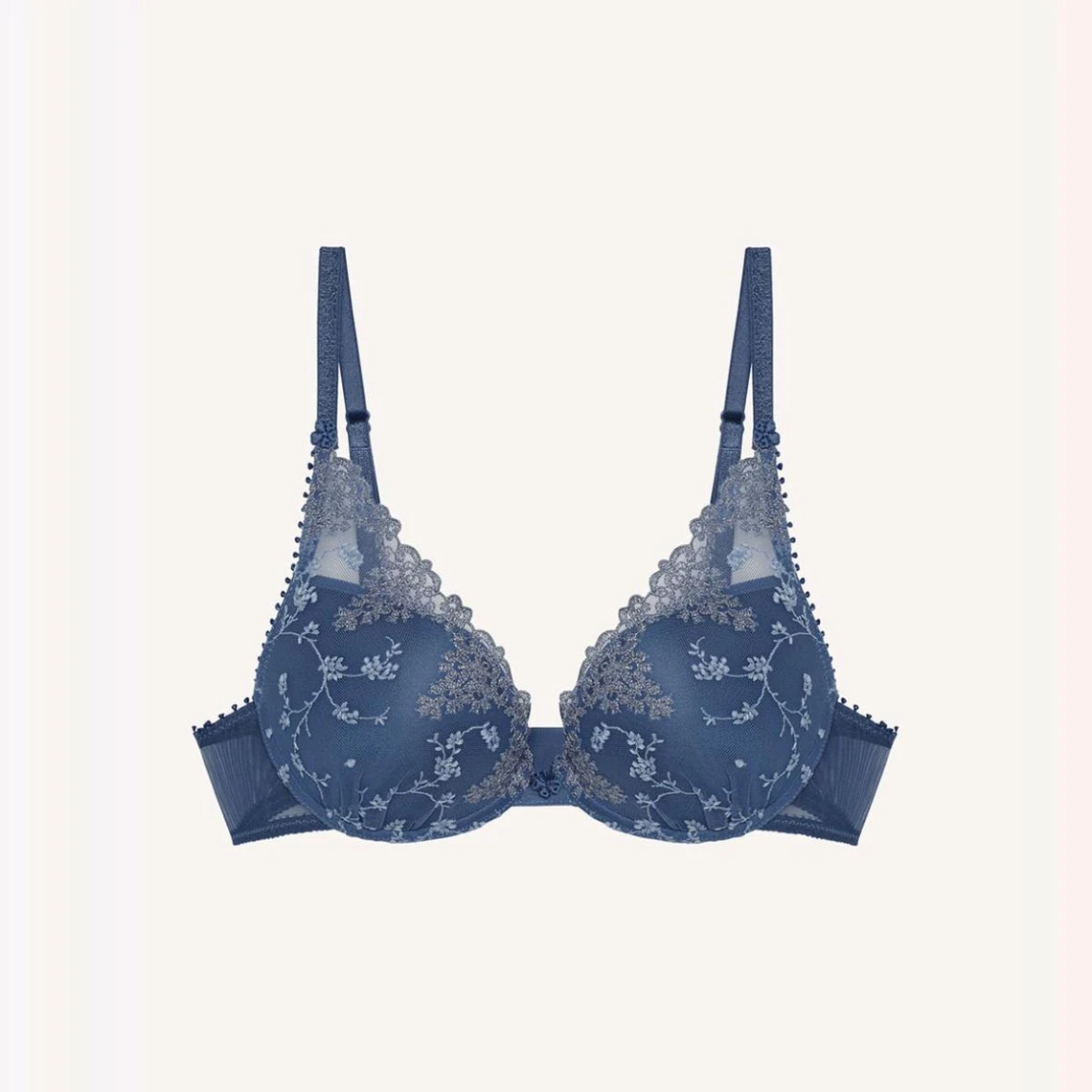 Passionata Soutien-gorge Push-up à Armatures Bleu - Collection White Nights 3 Passionata Soutien-gorge Push-up à Armatures Bleu - Collection White Nights