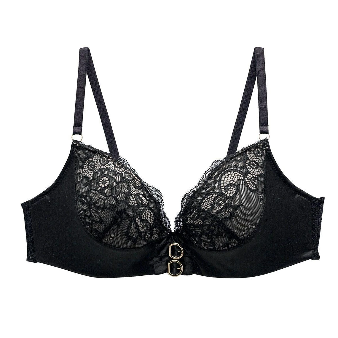 Pomm Poire - Soutien-gorge Push-up Paravent Noir avec Armatures 6 Pomm Poire - Soutien-gorge Push-up Paravent Noir avec Armatures – Image 4