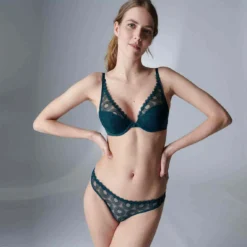 Simone Perele Soutien-gorge Push-up Armatures - Bleu 15 Simone Perele Soutien-gorge Push-up Armatures - Bleu -FITANCY Boutique soutien gorge push up armatures vert 3405612 7 1140x1140